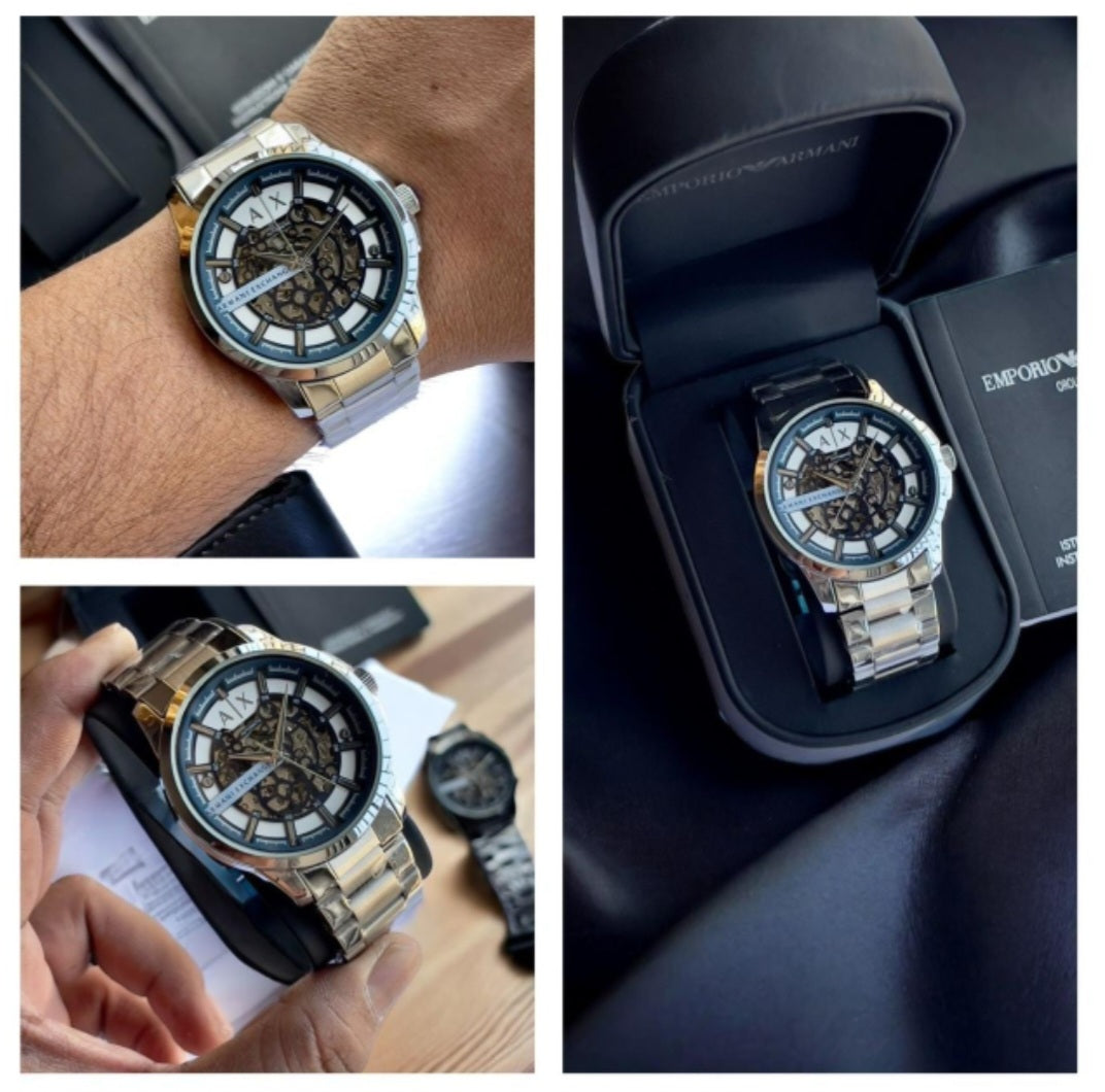 Armani Exchange Stainless Steel Automatic Metal watch