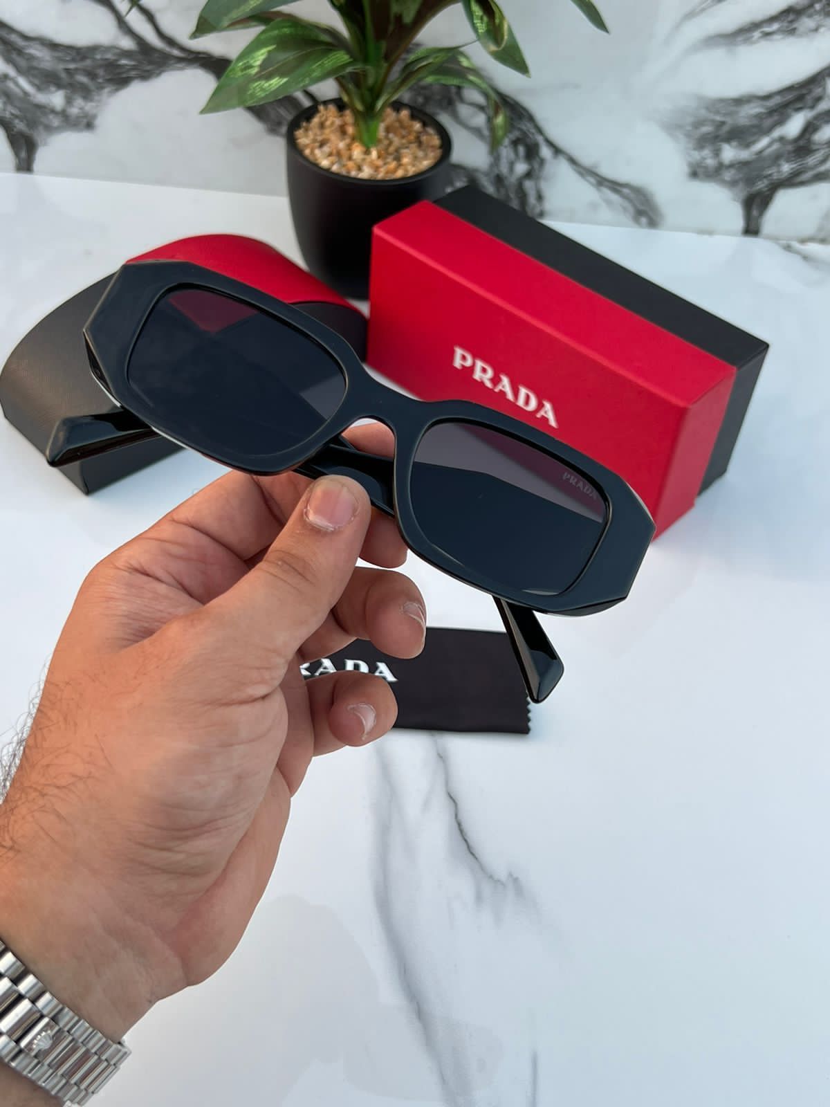 Prada Milano black sunglasses