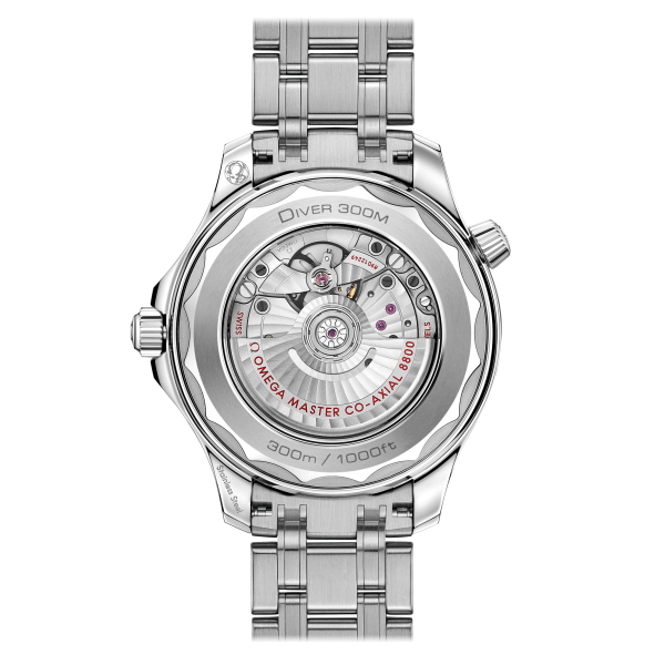 Omega Seamaster Diver 300M Silver Black Dial Metal watch
