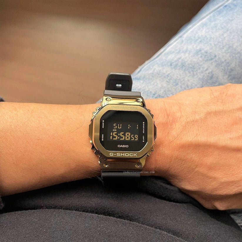 G-shock Gm G993 Rosegold Black Belt Watch