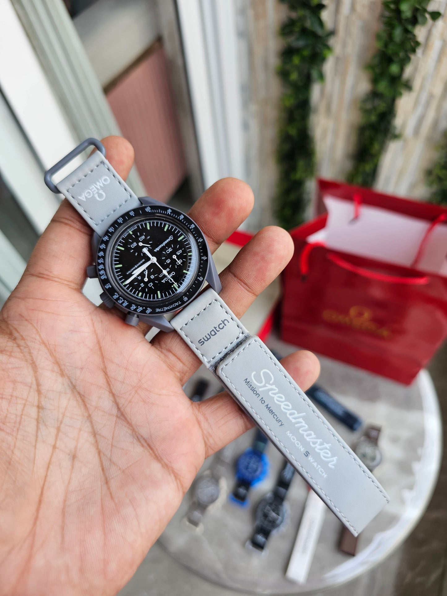 Omega Speedmaster Moonswatch Greyblack