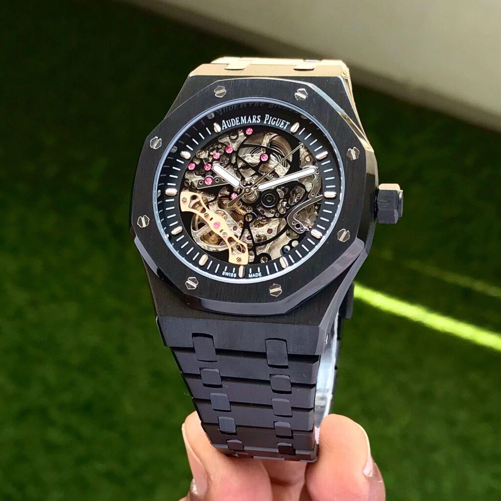 Audemars Piguet Skeleton AP Royal Oak Black Skeleton Metal