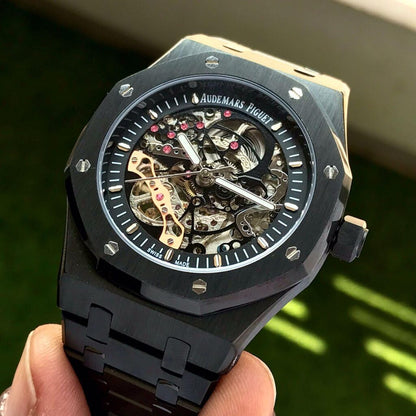 Audemars Piguet Skeleton AP Royal Oak Black Skeleton Metal