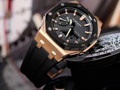 G-shock Black Copper Metal silicon Watch