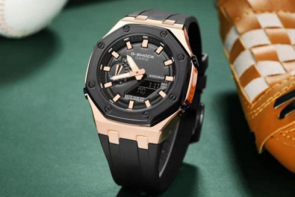 G-shock Black Copper Metal silicon Watch