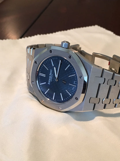 Audemars Piguet AP Royal Oak Silver Blue Metal