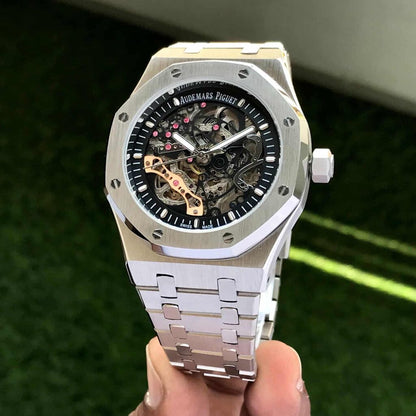 Audemars Piguet Skeleton AP Royal Oak Silver Skeleton Metal