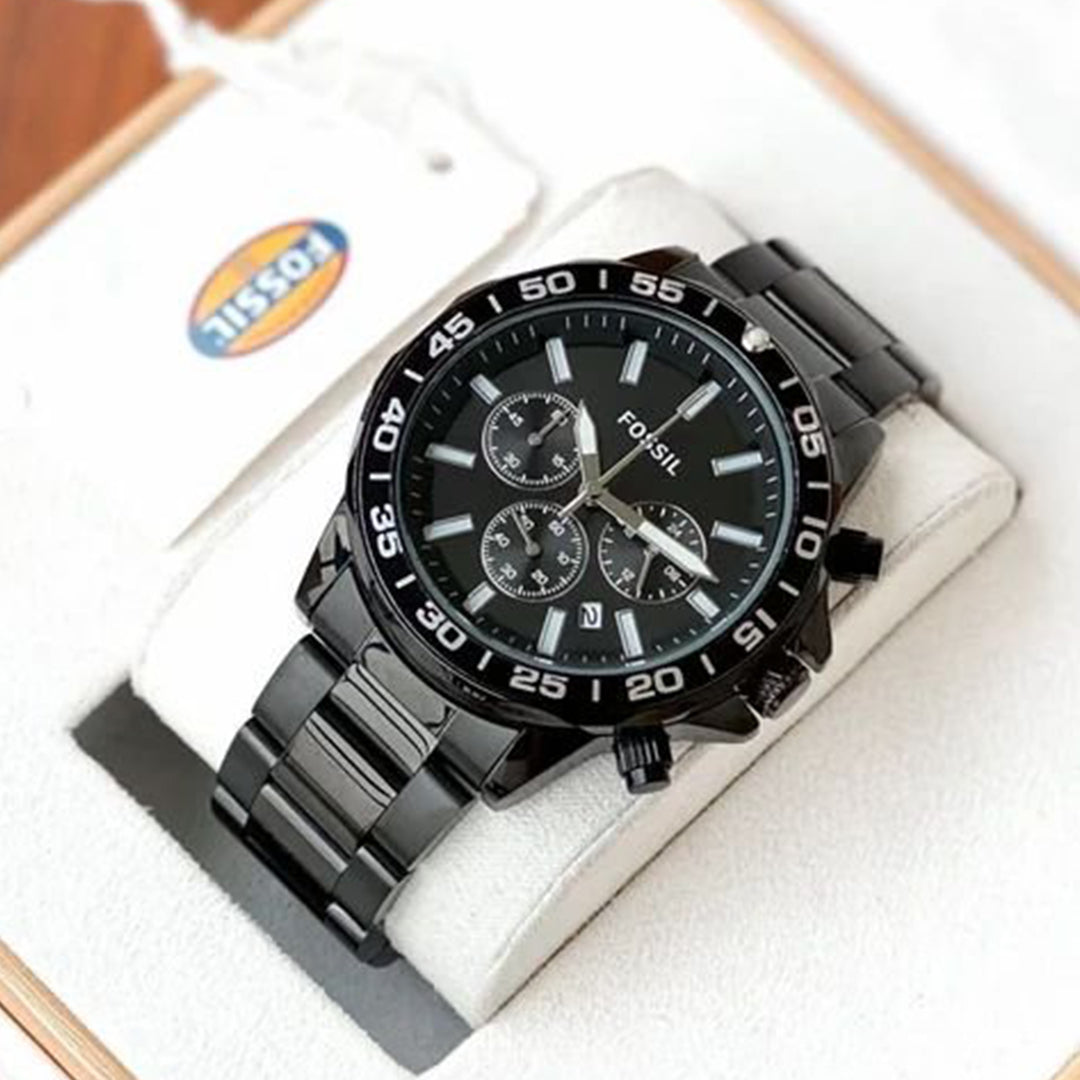 Fossil Banon Metal Black