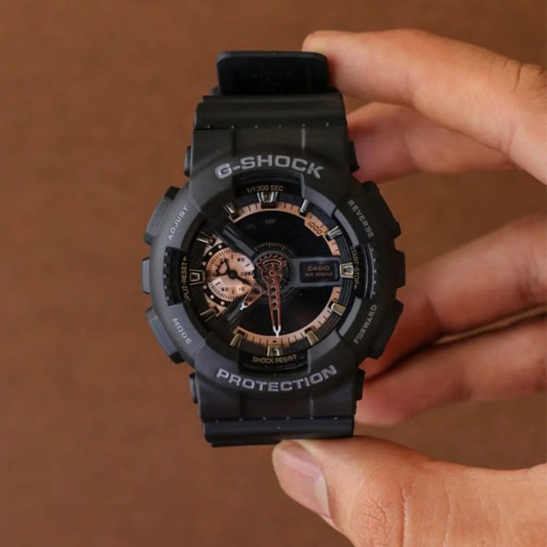 G shock Black Copper Rubber Watch watchtym