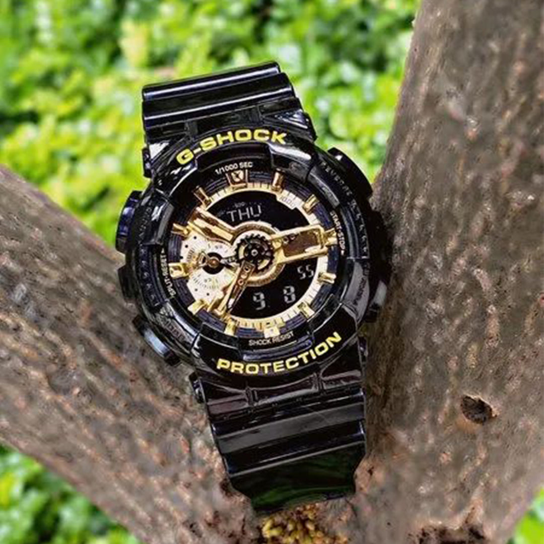 G-shock Black Gold Rubber Watch