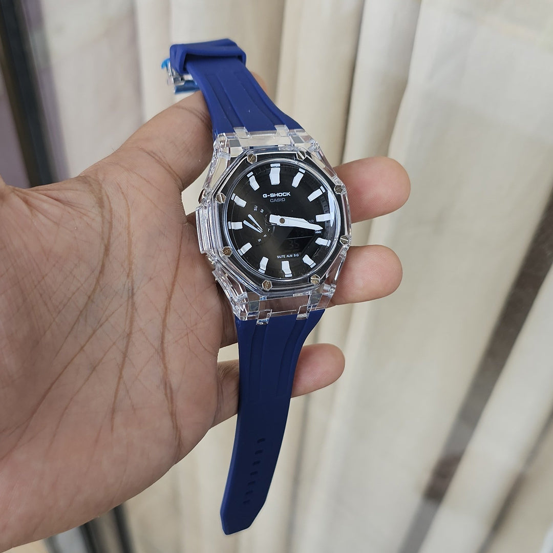 G-shock Blue Silicon Premium Watch