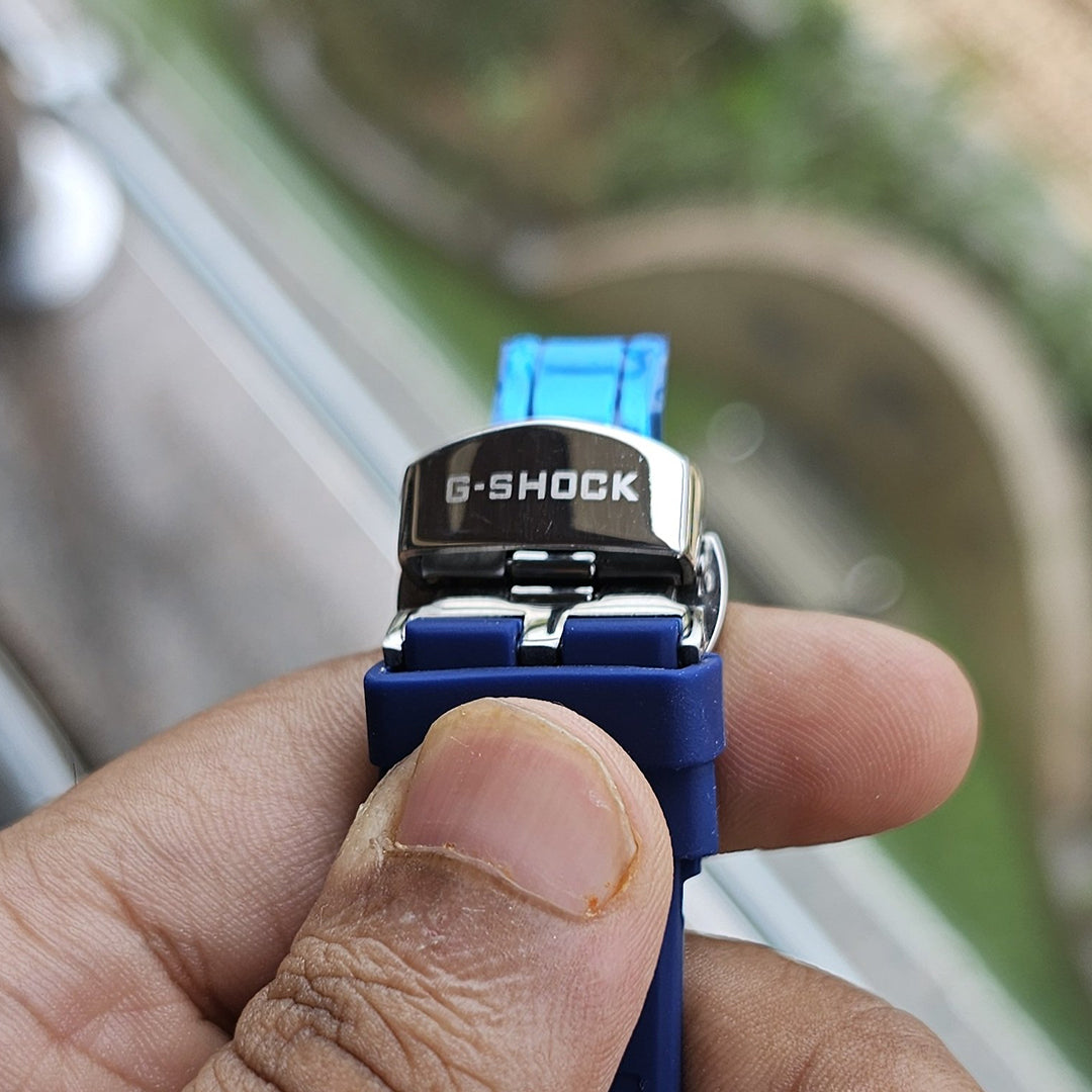 G-shock Blue Silicon Premium Watch