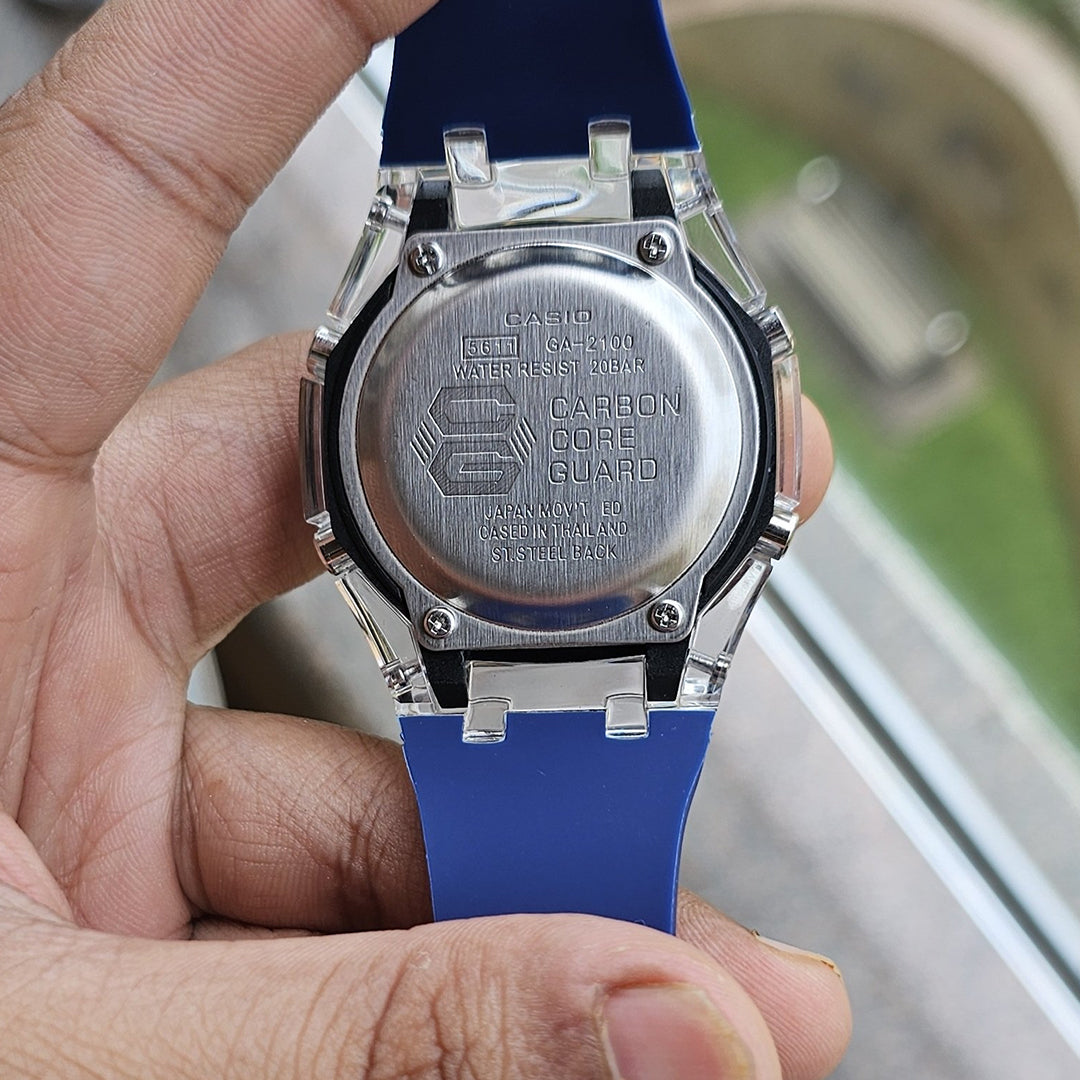 G-shock Blue Silicon Premium Watch