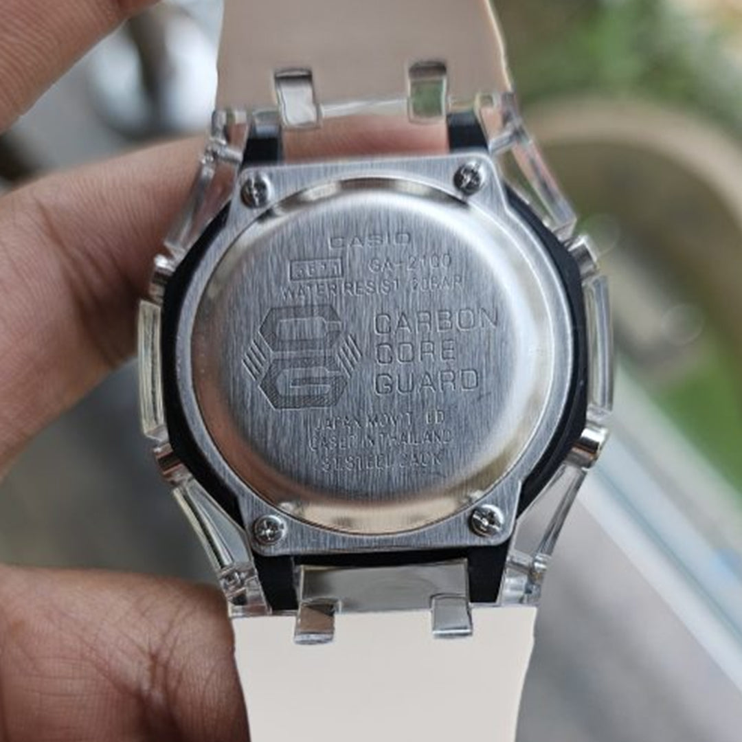 G-shock Cream Silicon Premium Watch