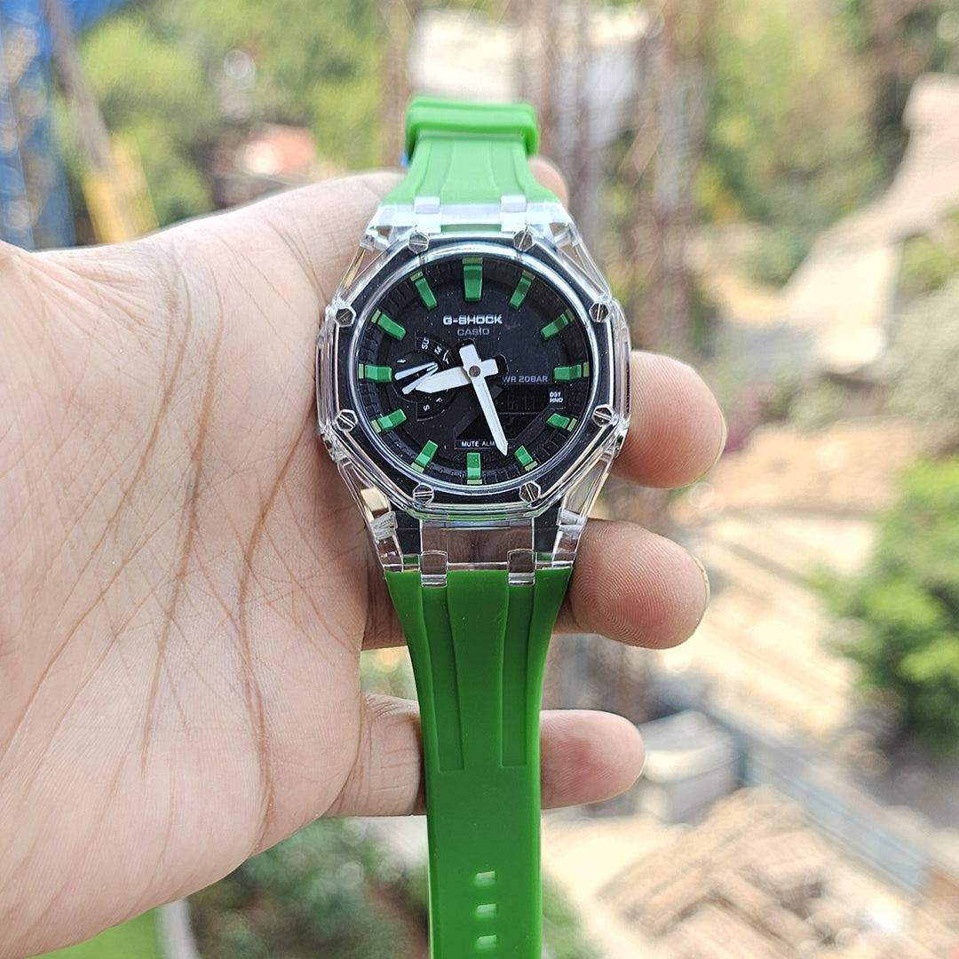 G-shock Green Silicon Premium Watch