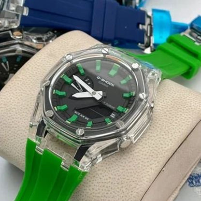 G-shock Green Silicon Premium Watch