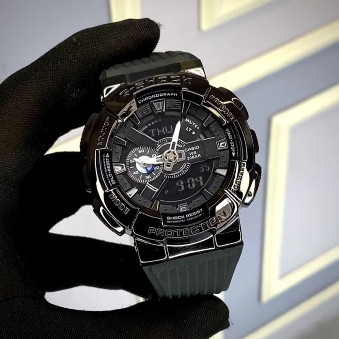 G-shock Stainless Steel Black Round Watch