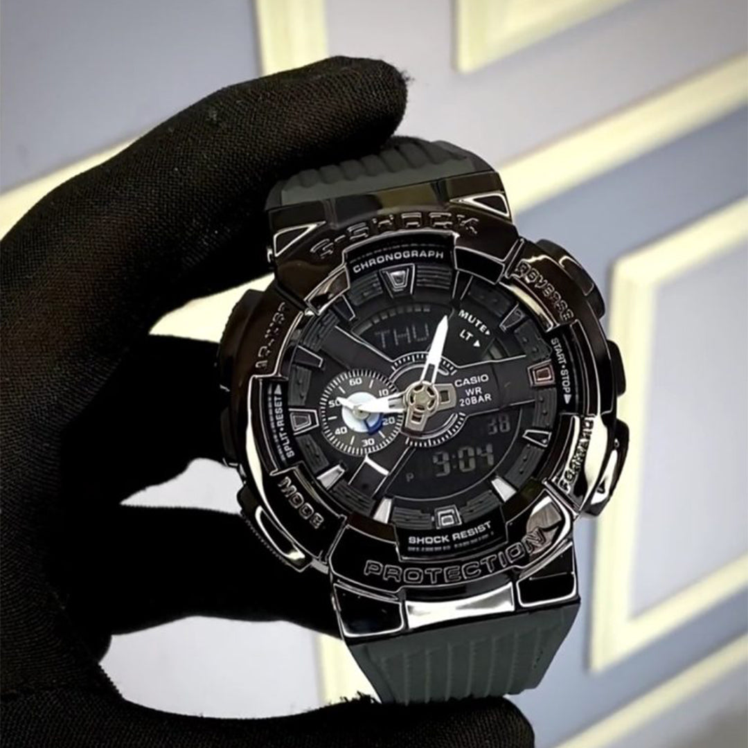 G-shock Stainless Steel Black Round Watch