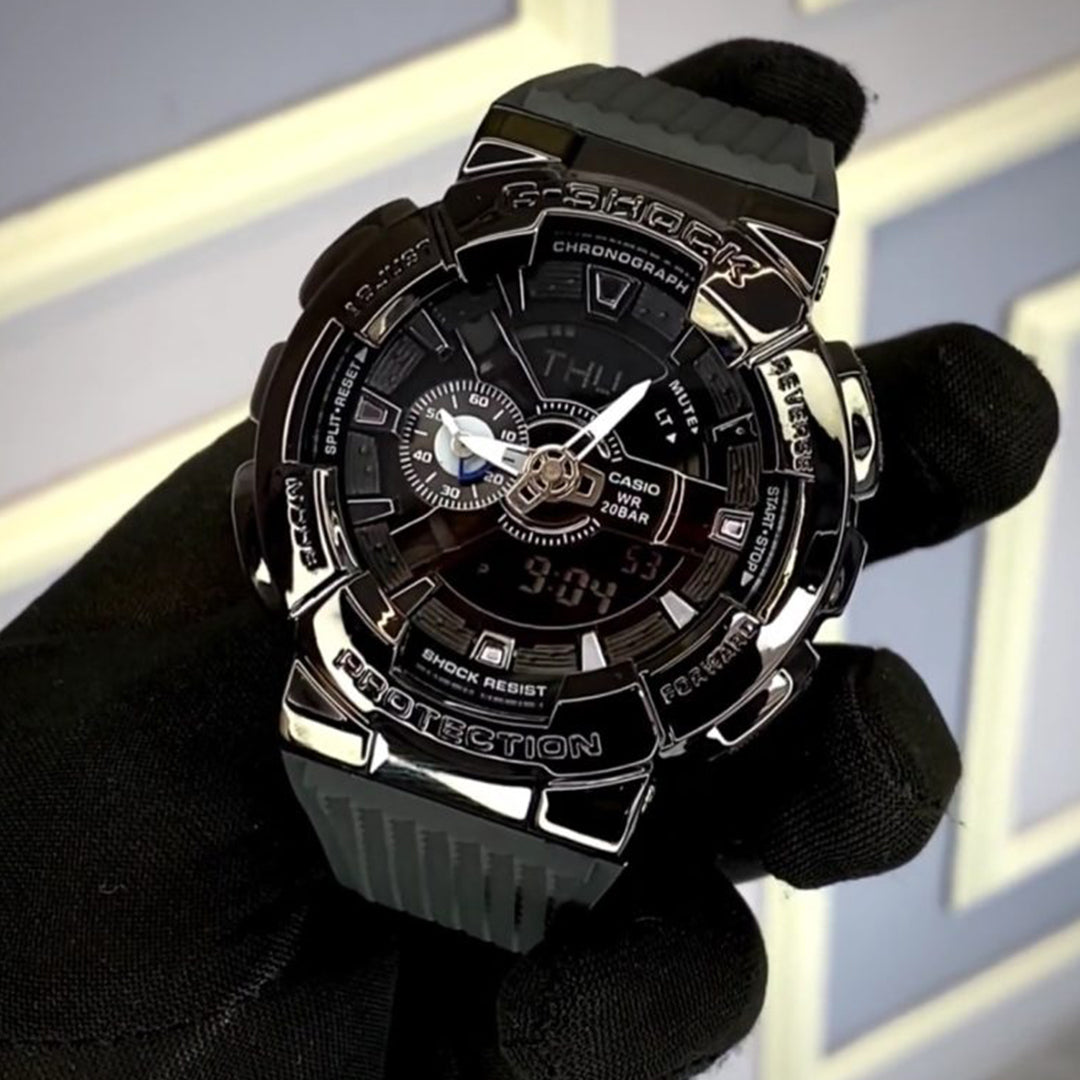 G-shock Stainless Steel Black Round Watch