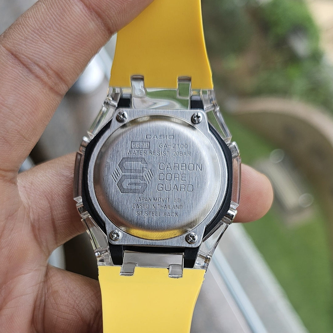 G-shock Yellow Silicon Premium Watch