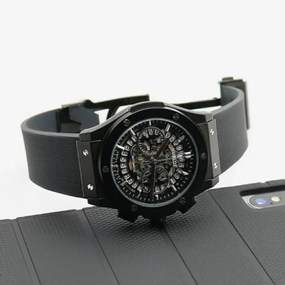 Hublot Black Belt Watch