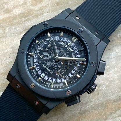 Hublot Black Belt Watch