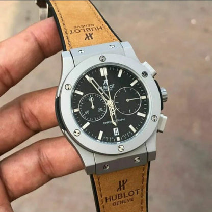 Hublot Brown Leather Belt Watch B