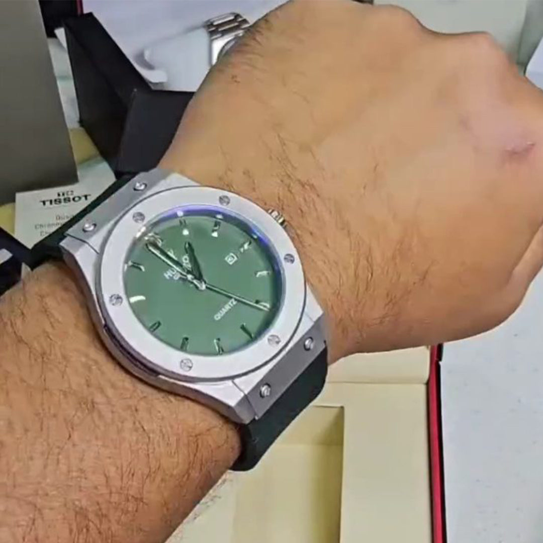 Hublot Green Leather Belt Watch