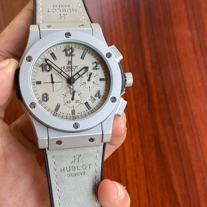 Hublot Grey Leather Belt Watch C