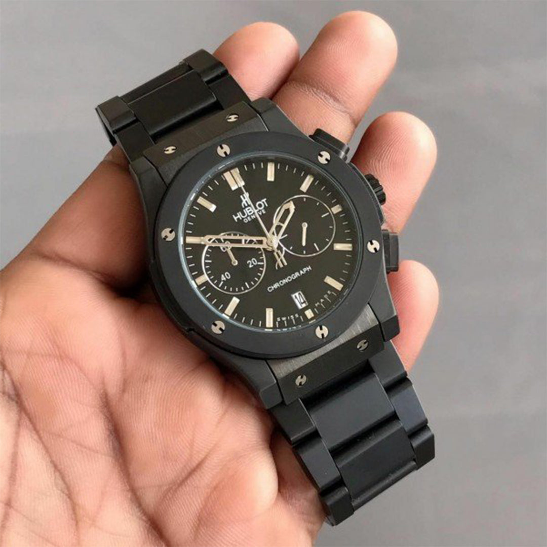 Hublot Jet Black Metal Watch