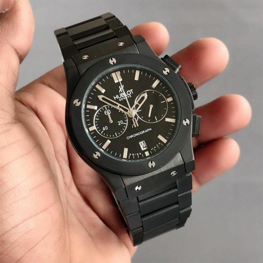 Hublot Jet Black Metal Watch