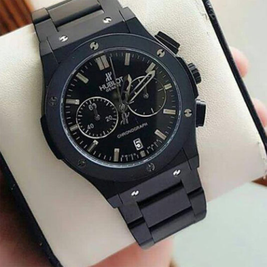 Hublot Jet Black Metal Watch