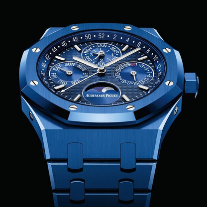 Audemars Piguet AP Royal Oak Dark blue Chronograph Metal