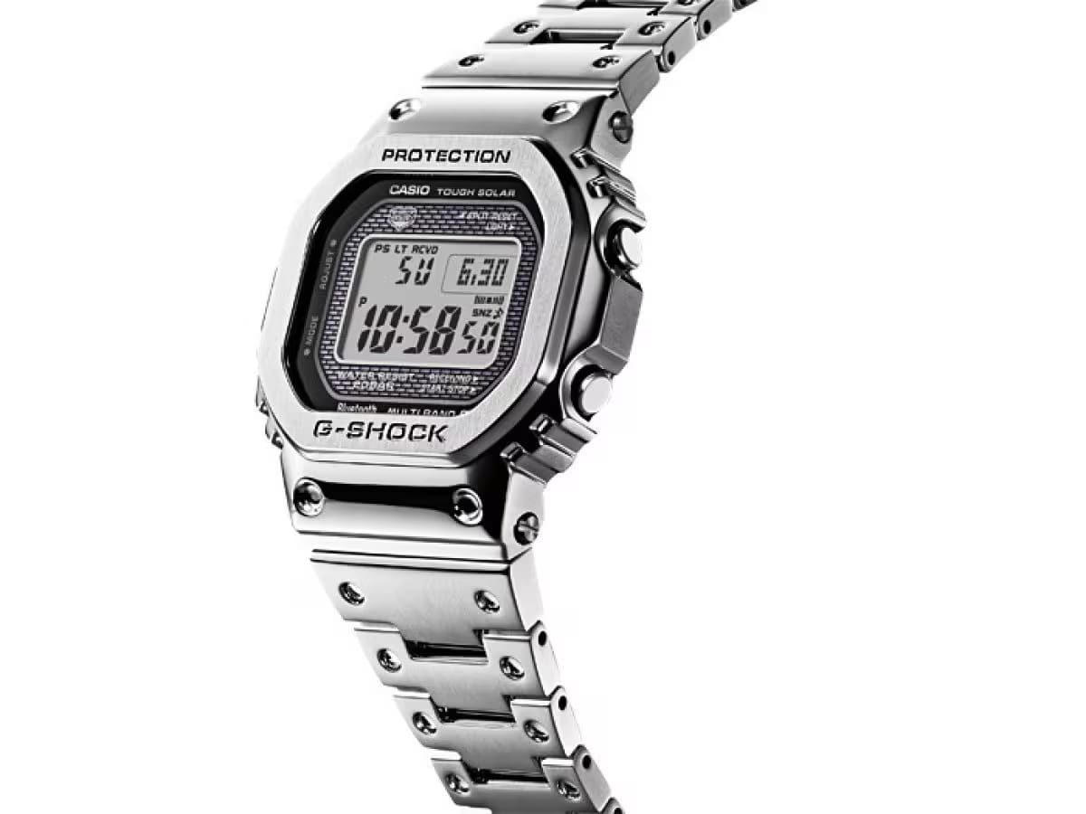 G-shock Stainless Steel Silver Allu Arjun watch