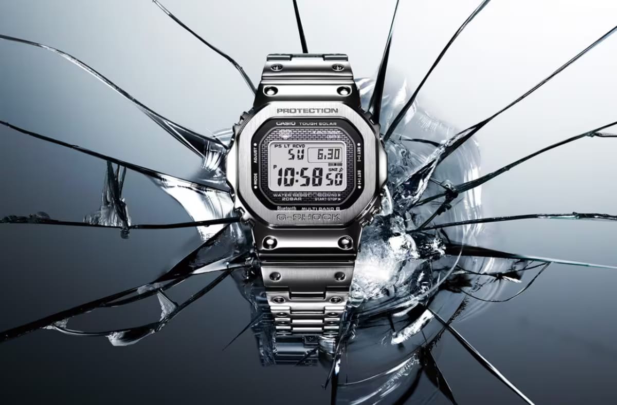 G-shock Stainless Steel Silver Allu Arjun watch