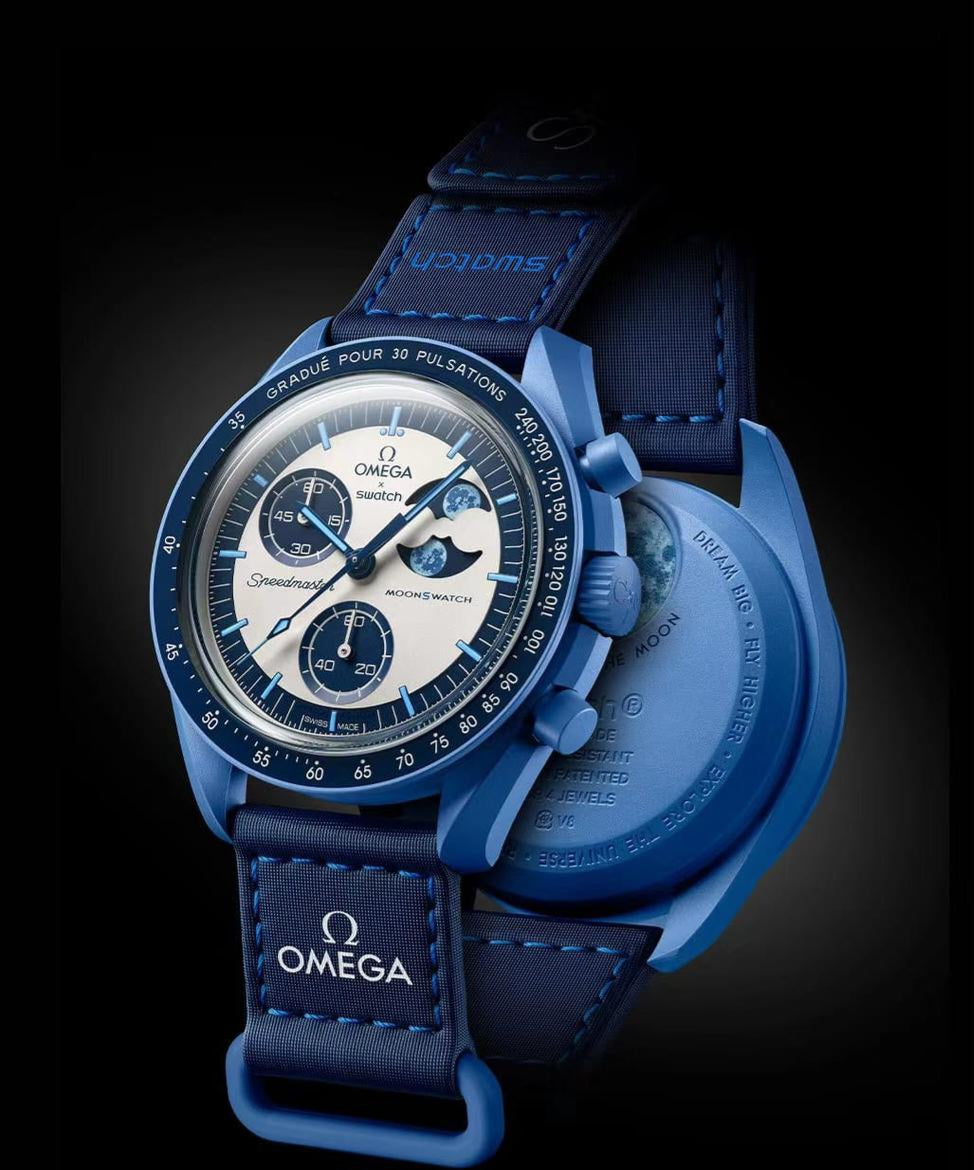 Omega Speedmaster Moonswatch Blue