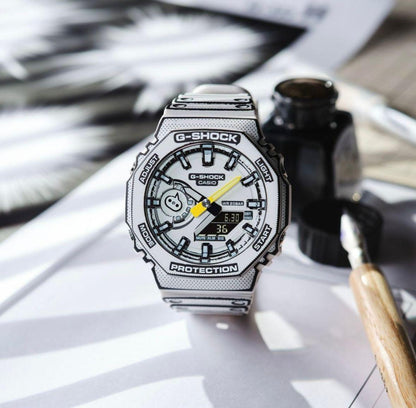 G-shock Gm2100 Manga edition  White Watch