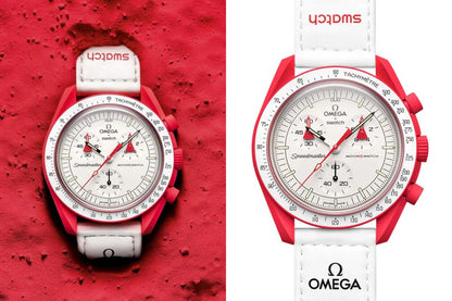 Omega Speedmaster Moonswatch red