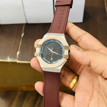 Maserati Brown Copper Leather Watch