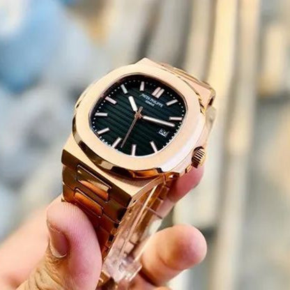 Patek Phillipe Nautilus Rosegold Metal Watch