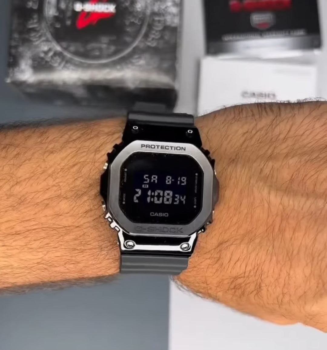 G-shock Gm G993 Black Dial Black Belt Watch