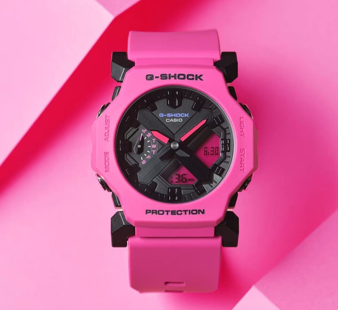 G-shock Gm 2300 Stainless Steel Pink  Watch