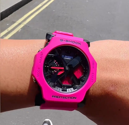 G-shock Gm 2300 Stainless Steel Pink  Watch