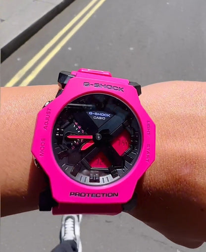 G-shock Gm 2300 Stainless Steel Pink  Watch