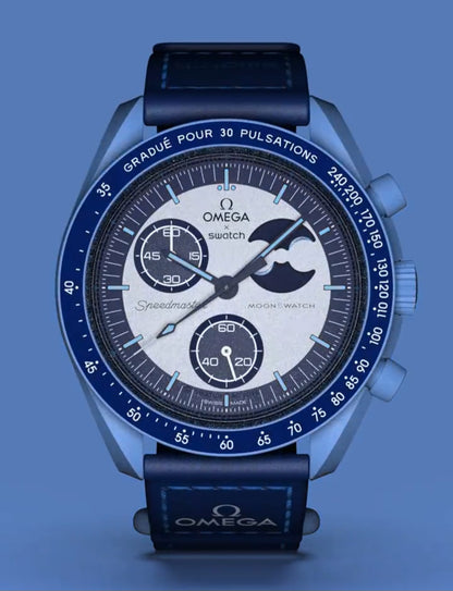 Omega Speedmaster Moonswatch Blue