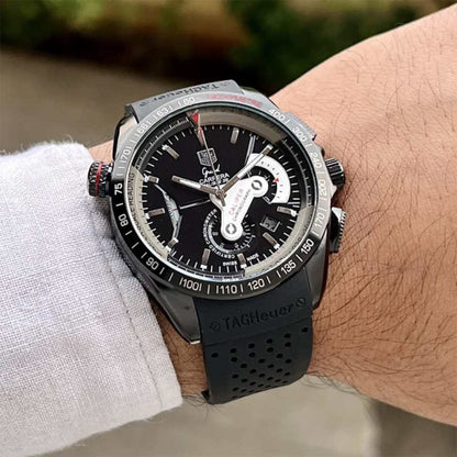 Tagheuer Calibre 36 Black Rubber Belt A