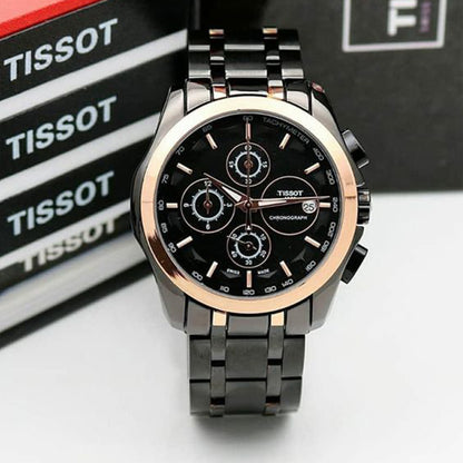 Tissot Couturer Black Copper Metal Watch