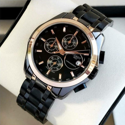 Tissot Couturer Black Copper Metal Watch