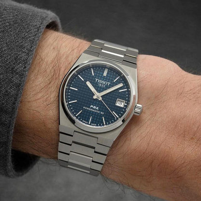 Tissot Prx Premium Stainless Steel Blue Dial