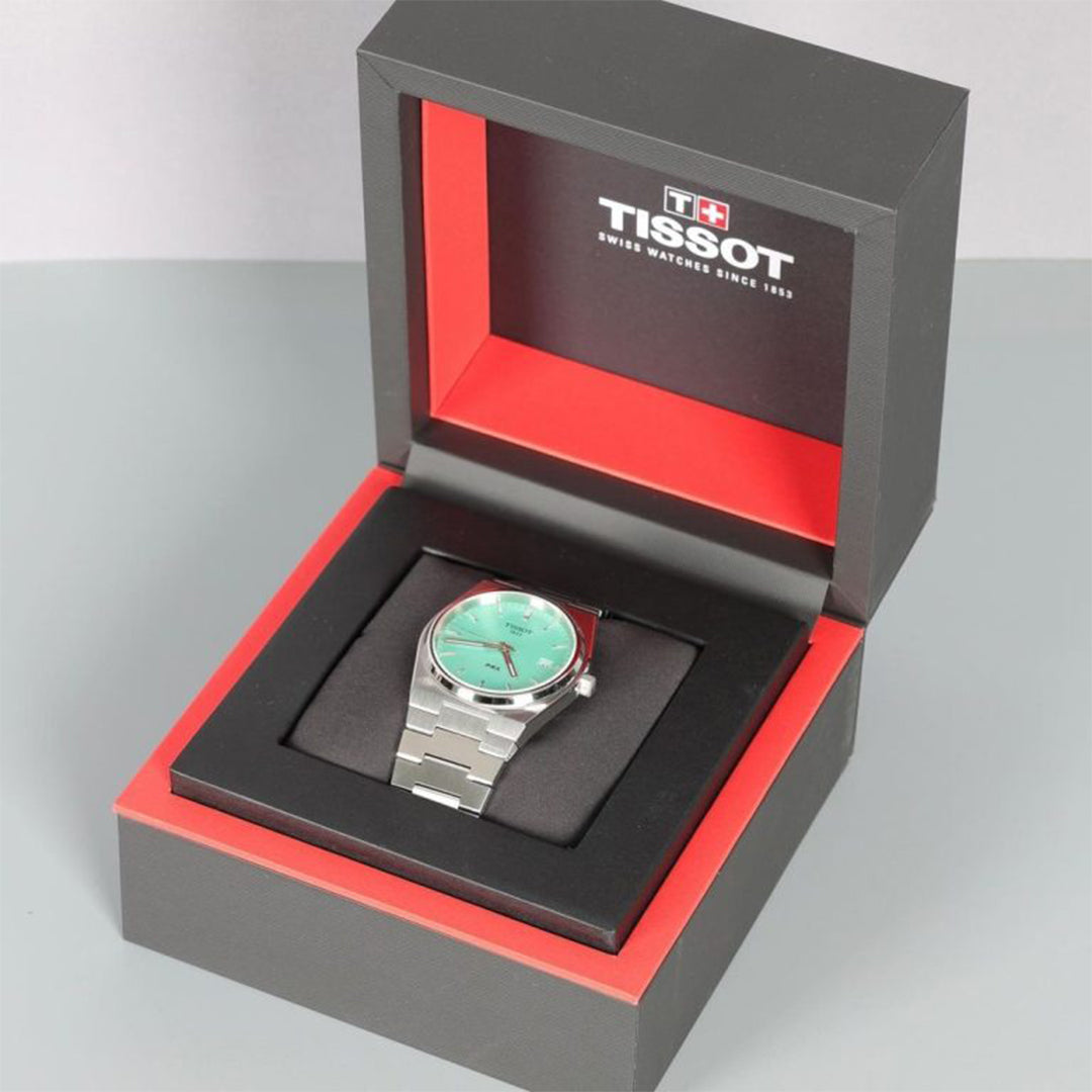 Tissot Prx Premium Stainless Steel Tiffany Blue Dial